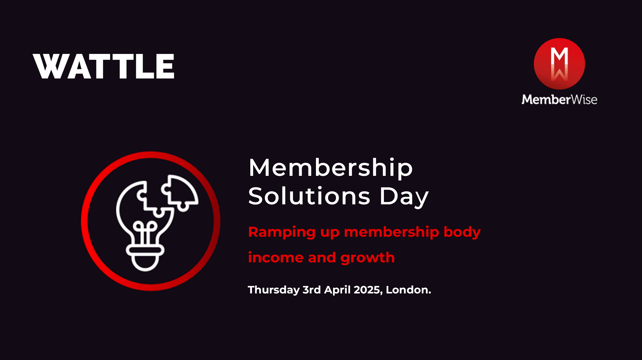 Memberwise Membership Solutions Day April 2025 Wattle Website