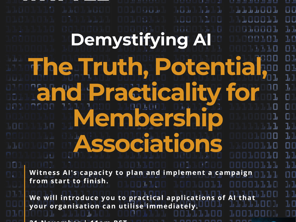 Demystifying AI for Membership Organisations - Free Webcast with Wattle and MemberWise — inline image 1