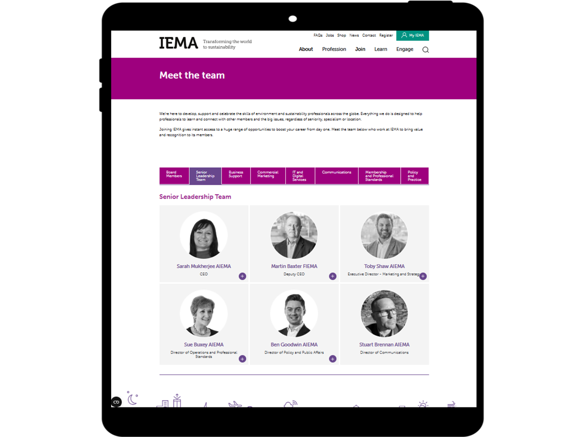 IEMA Go-Live on new Membership Management Platform — inline image 3