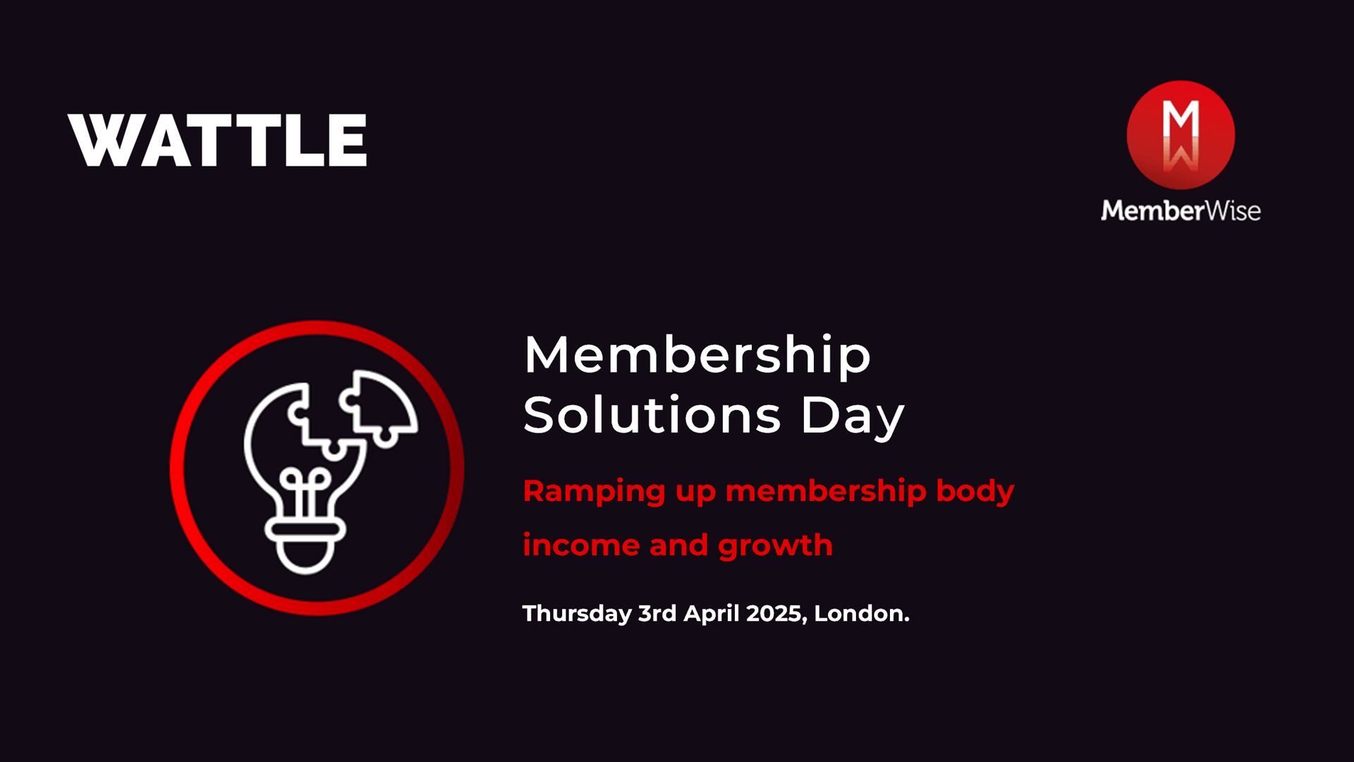 MemberWise Membership Solutions Day - Income & Growth — listing image